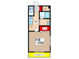 レオ四拾番館の物件間取画像